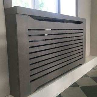 Декоративный экран на радиаторы отопления в комплекте с подконником