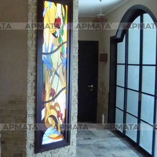 Арочные раздвижные двери из массива бука